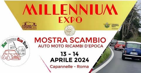Mostra Scambio auto e moto D'epoca A Capannelle 13/14 aprile 2024